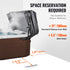 Hydraulic Hot Tub Cover Lift Adjustable Spa Cover Remover Rack System