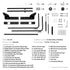 Hydraulic Hot Tub Cover Lift Adjustable Spa Cover Remover Rack System