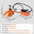 Hydraulic Bead Breaker, 1000 PSI Tire Bead Breaker with Metal Foot Pump, Heavy-duty Steel Bead Breaker Tool for Tractors, Trucks, Buses, Lawn Mowers, ATVs