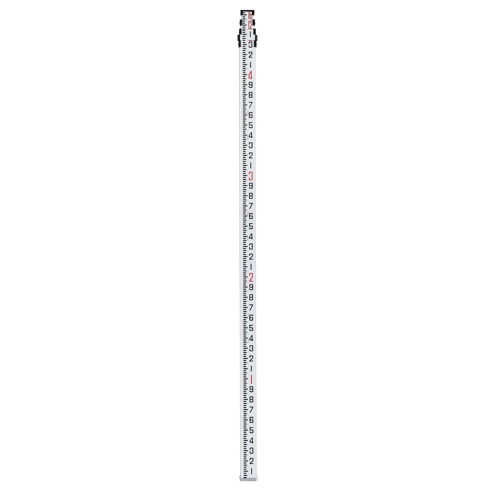 Measuring Rod 16-Feet/10ths 4 Sections Telescopic Grade Rod 1/10ft w/ Bag
