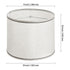 2 Pack Linen Lamp Shade 32cm Replacement Shade with Spider Fitter