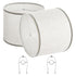 2 Pack Linen Lamp Shade 32cm Replacement Shade with Spider Fitter
