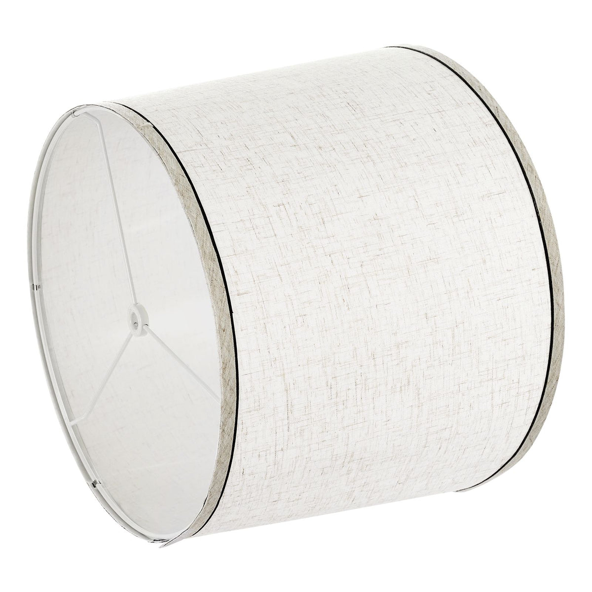 2 Pack Linen Lamp Shade 32cm Replacement Shade with Spider Fitter