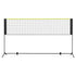 Badminton Net, Height Adjustable Volleyball Net, 10ft Wide Foldable Pickleball Net, Portable Easy Setup Tennis Net Set with Poles, Stand and Carry Bag, for Kids Backyard Game Indoor Outdoor Use