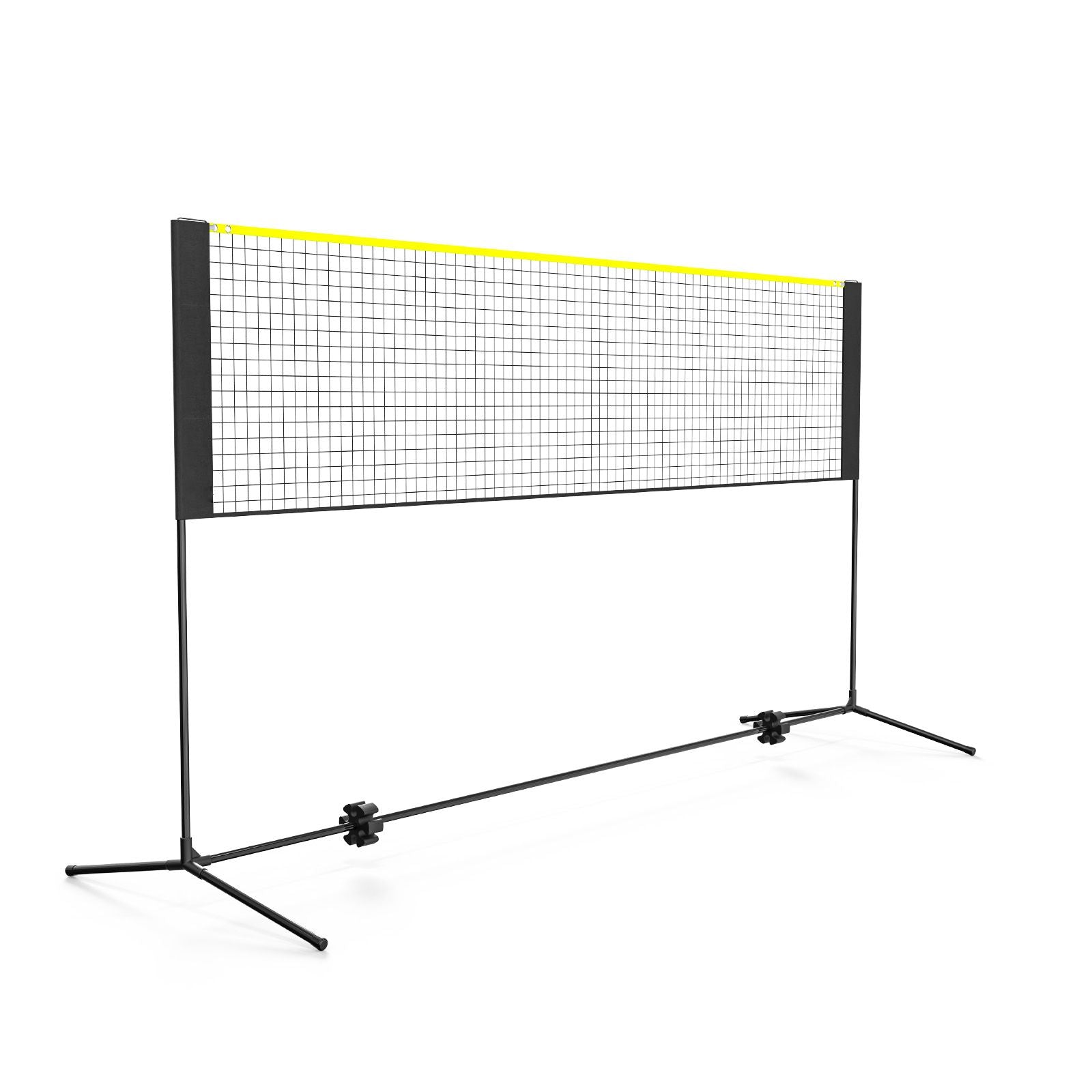 Badminton Net, Height Adjustable Volleyball Net, 10ft Wide Foldable Pickleball Net, Portable Easy Setup Tennis Net Set with Poles, Stand and Carry Bag, for Kids Backyard Game Indoor Outdoor Use