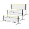 Badminton Net, Height Adjustable Volleyball Net, 10ft Wide Foldable Pickleball Net, Portable Easy Setup Tennis Net Set with Poles, Stand and Carry Bag, for Kids Backyard Game Indoor Outdoor Use