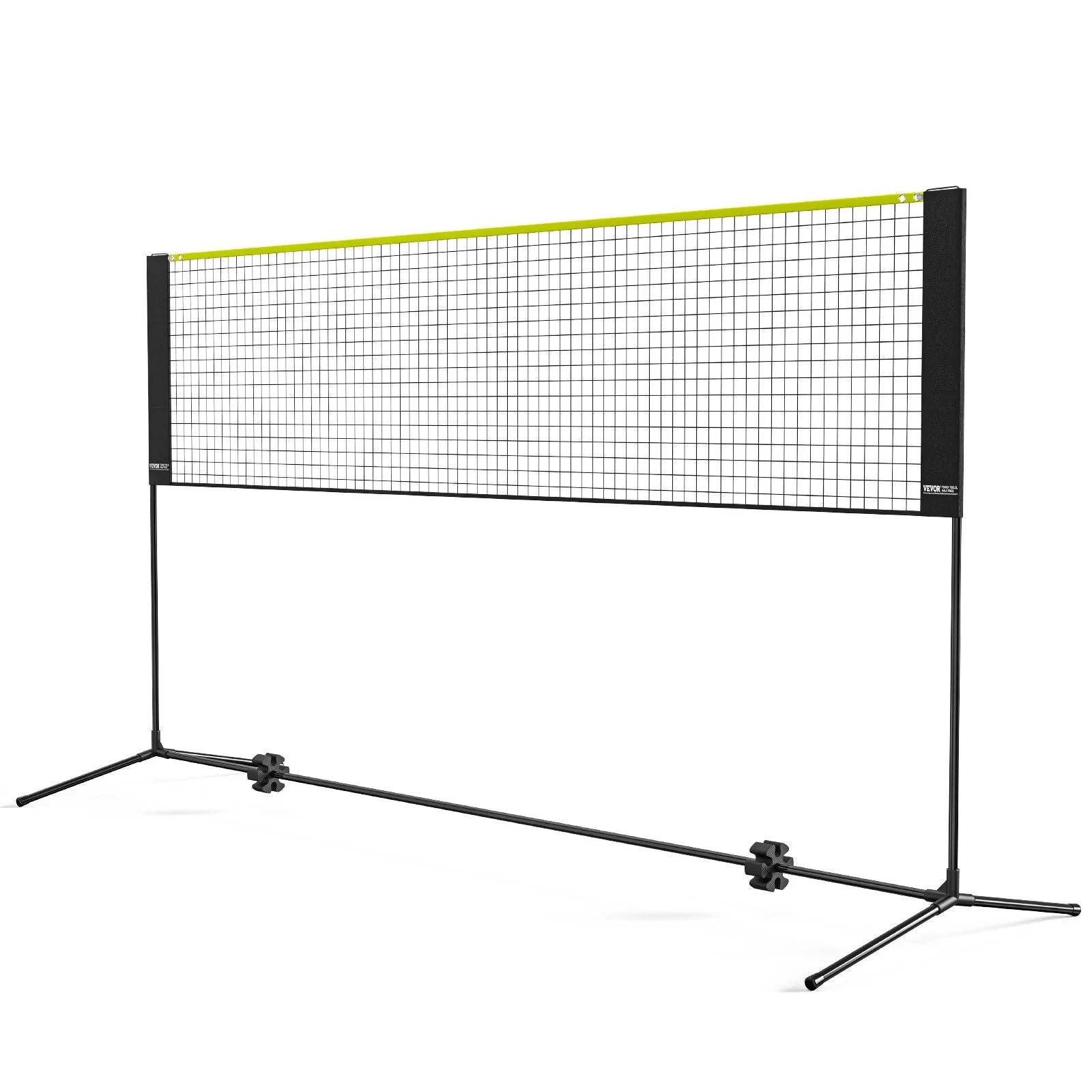 Badminton Net, Height Adjustable Volleyball Net, 10ft Wide Foldable Pickleball Net, Portable Easy Setup Tennis Net Set with Poles, Stand and Carry Bag, for Kids Backyard Game Indoor Outdoor Use