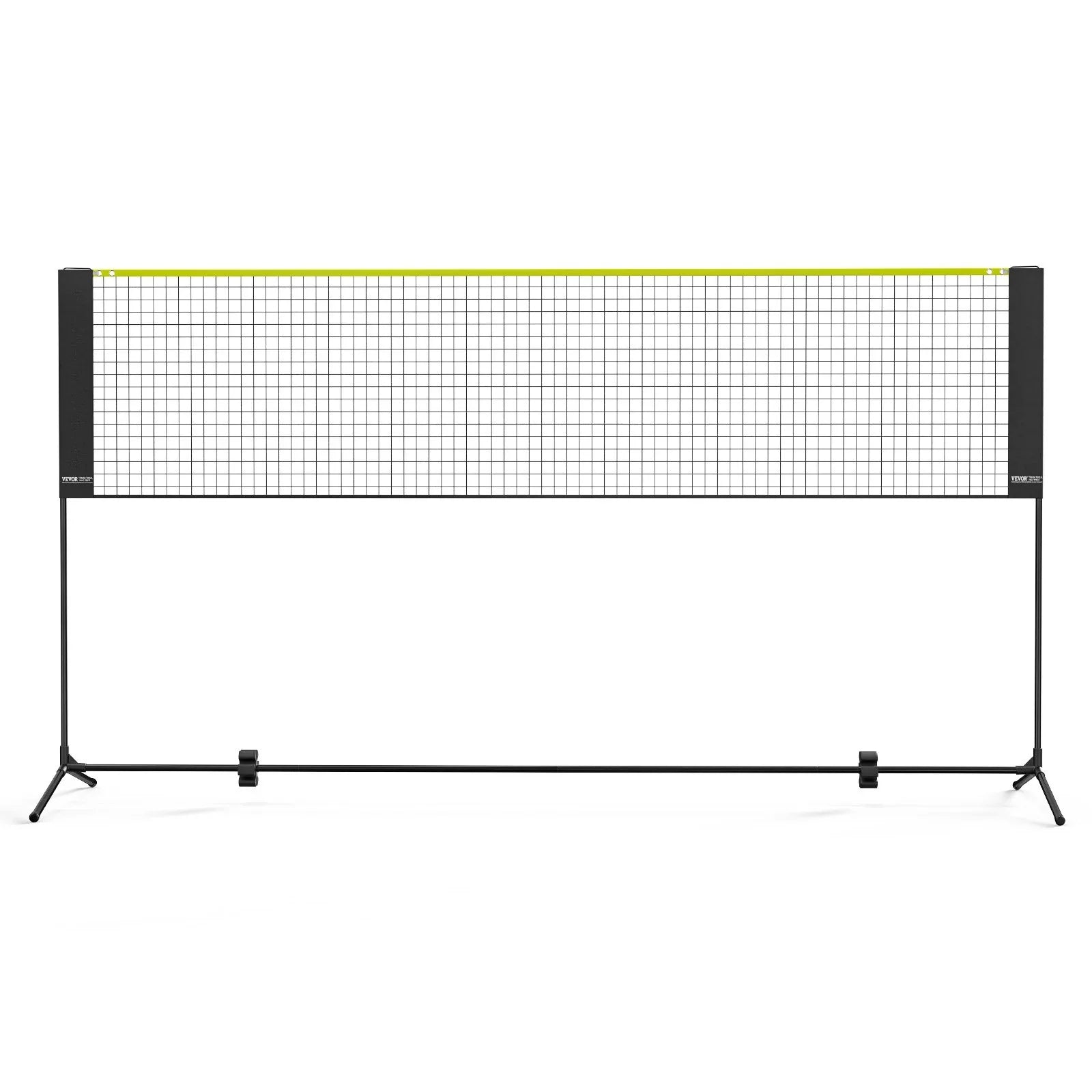 Badminton Net, Height Adjustable Volleyball Net, 10ft Wide Foldable Pickleball Net, Portable Easy Setup Tennis Net Set with Poles, Stand and Carry Bag, for Kids Backyard Game Indoor Outdoor Use