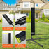 Badminton Net, Height Adjustable Volleyball Net, 17ft Wide Foldable Pickleball Net, Portable Easy Setup Tennis Net Set with Poles, Stand and Carry Bag, for Kids Backyard Game Indoor Outdoor Use