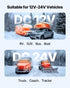 Diesel Air Heater, 8 kW DC12-24V, Fast Heating Diesel Parking Heater with Remote Control and Square Color Digital Display, Low Noise, Voice Announcement, for RV, Truck, Camper, Boat and Trailer