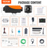 Bluetooth App Control Diesel Air Heater, 12V 2KW Diesel Heater with Automatic Altitude Adjustment, Remote Control and LCD, Diesel Parking Heater for RV Trailer Camper Van Boat And Indoors