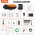 Bluetooth App Control Diesel Air Heater, 12V 5KW Diesel Heater with Automatic Altitude Adjustment, Remote Control and LCD, Diesel Parking Heater for RV Trailer Camper Van Boat And Indoors