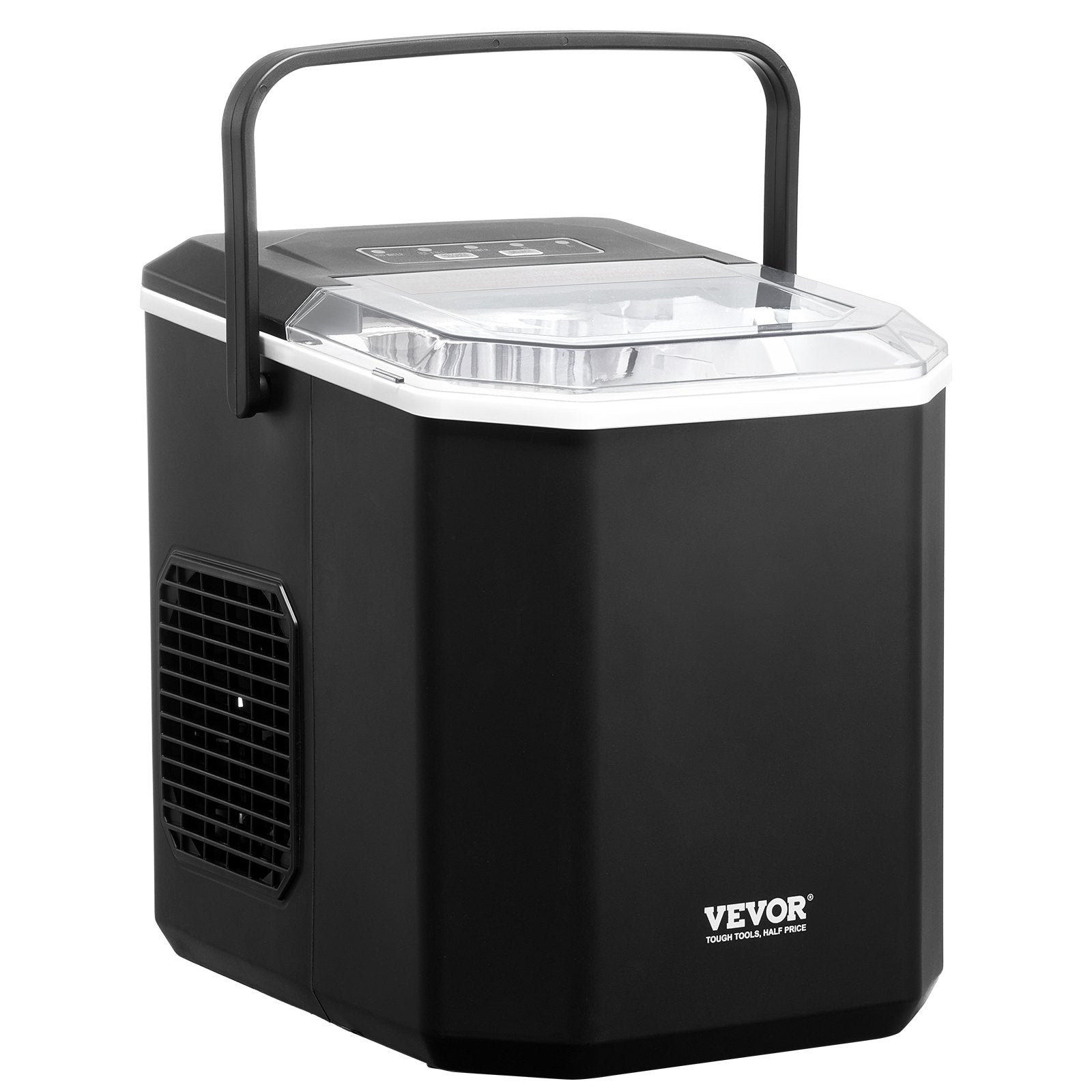 Portable Countertop Ice Maker 26Lbs/24H Self-Cleaning with Scoop Basket