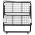 Rollaway Bed, 96.5 cm x 190 cm Folding Bed with 10 cm Mattress, Twin Size Foldable Bed with Sturdy Metal Frame & Memory Foam Mattress, Portable Roll Away Bed with Mattress, for Adults, Guest