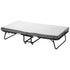 Rollaway Bed, 96.5 cm x 190 cm Folding Bed with 10 cm Mattress, Twin Size Foldable Bed with Sturdy Metal Frame & Memory Foam Mattress, Portable Roll Away Bed with Mattress, for Adults, Guest