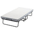 96.5x190cm Rollaway Bed with 10cm Memory Foam Mattress Folding Guest Bed