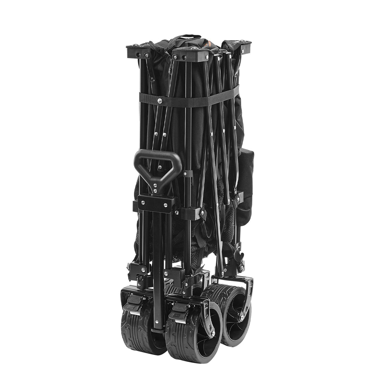 400L Foldable Double Decker Wagon Cart Heavy Duty All Terrain Wheels