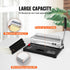 Binding Machine, Comb Binding Machine 21-Holes Binding 450 Sheets, Book Binder Machine with 100 PCS 3/8'' Comb Binding Spines, for Letter Size, A4, A5