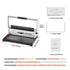 Coil Spiral Binding Machine, Manual Book Maker 34-Holes Binding 120 Sheets, Punch Binder with Adjustable 3/16" - 9/16" Coil Binding Spines and Side Margin, for Letter Size, A4, A5