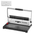 Coil Spiral Binding Machine, Manual Book Maker 34-Holes Binding 120 Sheets, Punch Binder with Adjustable 3/16" - 9/16" Coil Binding Spines and Side Margin, for Letter Size, A4, A5