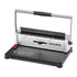 Coil Spiral Binding Machine, Manual Book Maker 34-Holes Binding 120 Sheets, Punch Binder with Adjustable 3/16" - 9/16" Coil Binding Spines and Side Margin, for Letter Size, A4, A5