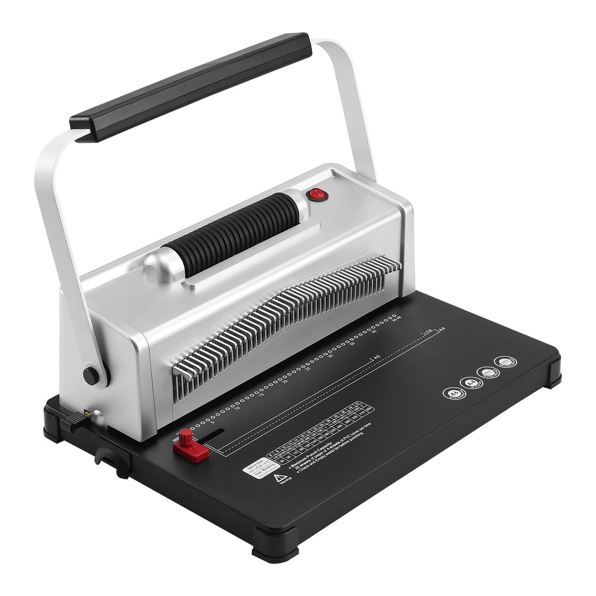 Electric Coil Binding Machine 46 Hole Spiral Binder 500 Sheets A4 A5