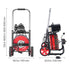 VEVOR 30m x 10.5mm Electric Drain Cleaner, Auto Feed Sewer Auger, 8 Cutters
