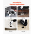 Drain Cleaner Machine 22m x 13mm, Auto Feed Sewer Snake Auger on Wheels, Portable Drain Cleaning Machine with 4 Cutters & Air-activated Foot Switch for 50mm to 150mm Pipes