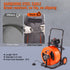 Drain Cleaner Machine Electric Drain Auger 100 FT x 3/4In Auto Feed