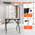 Foldable Dog Grooming Table 808x460mm Stainless Steel Arm Clamp Stand