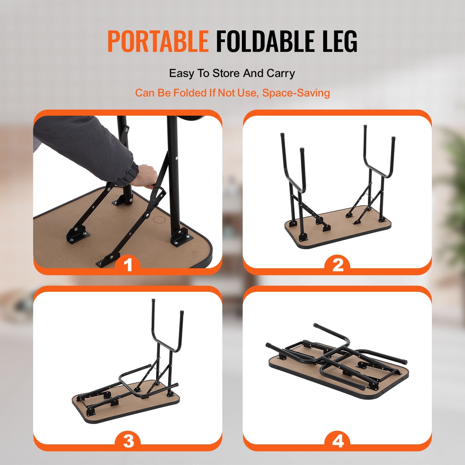 Foldable Dog Grooming Table 808x460mm Stainless Steel Arm Clamp Stand