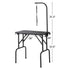 Foldable Dog Grooming Table 808x460mm Stainless Steel Arm Clamp Stand