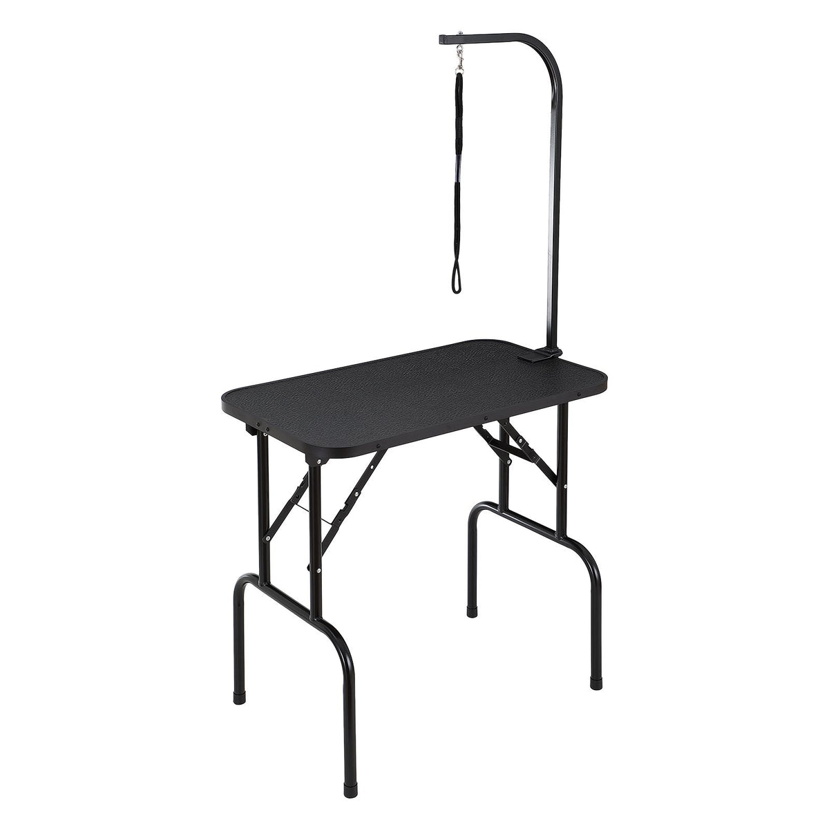 Foldable Dog Grooming Table 808x460mm Stainless Steel Arm Clamp Stand