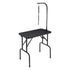 Pet Grooming Table Arm with Clamp, 808 x 460 mm Dog Grooming Station, Foldable Pets Grooming Stand for Medium and Small Dogs, Free No Sit Haunch Holder with Grooming Loop, Bearing 99.8kg