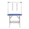 36in Foldable Pet Grooming Table with Double Arms & Clamp 150kg Capacity