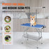 36in Foldable Pet Grooming Table with Double Arms & Clamp 150kg Capacity
