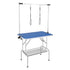 36in Foldable Pet Grooming Table with Double Arms & Clamp 150kg Capacity
