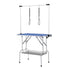 VEVOR Pet Grooming Table Two Arms with Clamp, 915 x 610mm Dog Grooming Station, Foldable Pets Grooming Stand for Medium and Small Dogs, Free Two No Sit Haunch Holder with Grooming Loop, Bearing 150kg