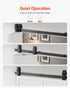Bi-Folding Sliding Barn Door Hardware Track Kit 40" for Two 18" Doors