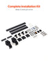 Bi-Folding Sliding Barn Door Hardware Track Kit 40" for Two 18" Doors
