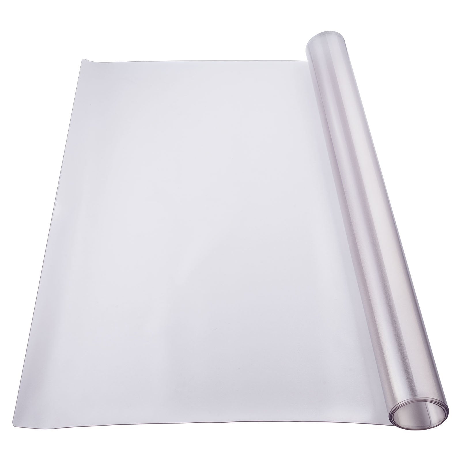 Plastic Table Cover, 42 x 60 Inch 1.5 mm Thick Frosted Table Protector, Rectangle PVC Desk Mat, Waterproof & Easy Cleaning Desk Pad Tablecloth, for Office Dresser Dining Room Table Night Stand