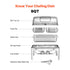Roll Top Chafing Dish Buffet Complete Set, 9 Qt 1 Pack Stainless Steel Chafer with 2 Half Size Pans, Rectangle Catering Warmer Server with Visible Lid Water Pan Folding Stand Fuel Holder, Silver