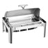 9Qt Stainless Steel Roll Top Chafing Dish Buffet Warmer with Full Pan