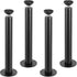 406.4MM Adjustable Desk Legs, Reinforced Steel Office Table Furniture legs Set of 4 for DIY, 1200 lbs Load Capacity Heavy Duty Desk Legs, Quick Instalation Legs with Adjustable Foot Cup Black
