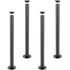 711.2MM Adjustable Desk Legs, Reinforced Steel Office Table Furniture legs Set of 4 for DIY, 544.3KG Load Capacity Heavy Duty Desk Legs, Quick Instalation Legs with Adjustable Foot Cup Black
