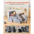 14 Piece Modular Kids Play Couch Sofa 28D Foam Convertible Toddler Gray
