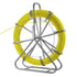 Fish Tape Fiberglass, 152M 6.3MM, Duct Rodder Fishtape Wire Puller with Stand, Cable Running Rod with Locking Mechanism, Fishing Tools, for Walls Floor and Electrical Conduit, Non-Conductive