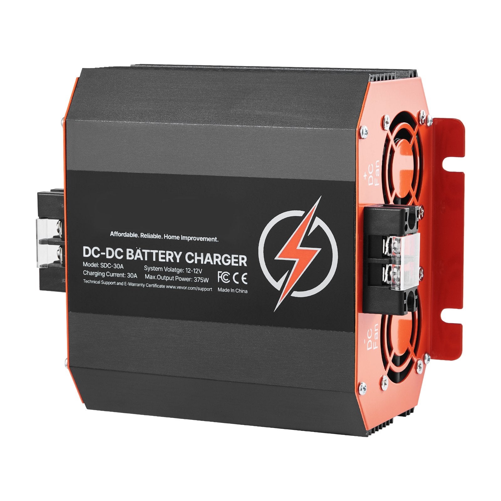 12V 30A DC to DC Charger Battery Charger 375W for Lead-Acid Lithium AGM