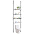 Over the Toilet Storage 4-Tier Bathroom Shelf Rack Space Saver Organizer