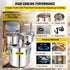 VEVOR Moonshine Still Water Alcohol Distiller 50L w/Thumper Keg & Water Pump